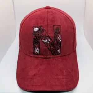 Suede Nebraska Team Baseball Cap