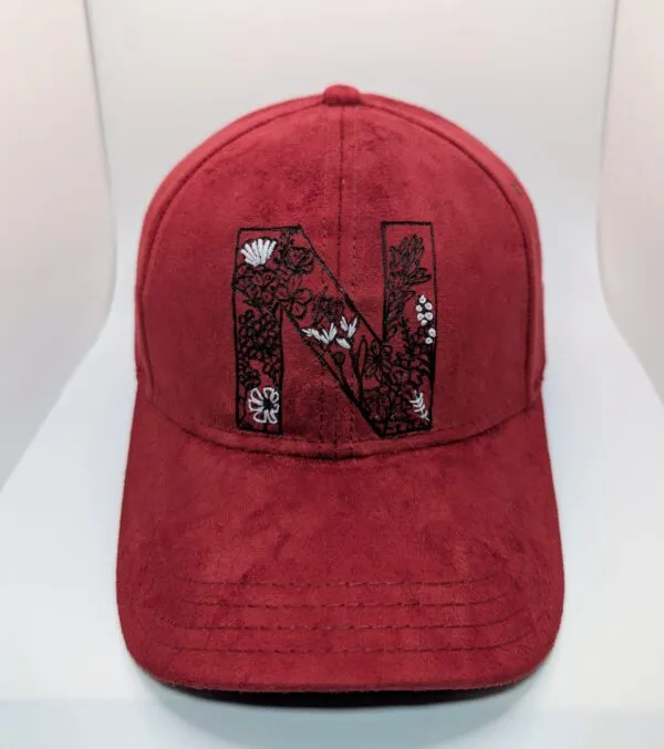Suede Nebraska Team Baseball Cap